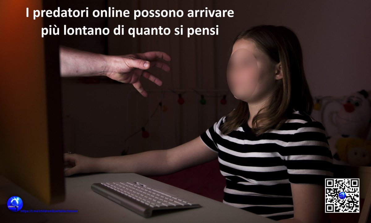 SOCIAL, TRAPPOLA INFERNALE PER I BAMBINI

#5aprile
#PEDOFILIA #Pedowar #Pericolo #Predatori_sessuali #Social_Media

tinyurl.com/4dbbfyth