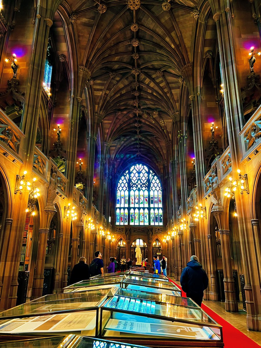 Day spent in Manchester and had to go back to John Rylands Library. Fabulous place.