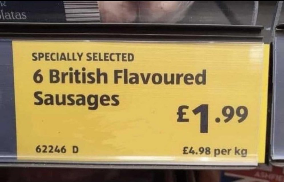 They taste of flags, shags and gags