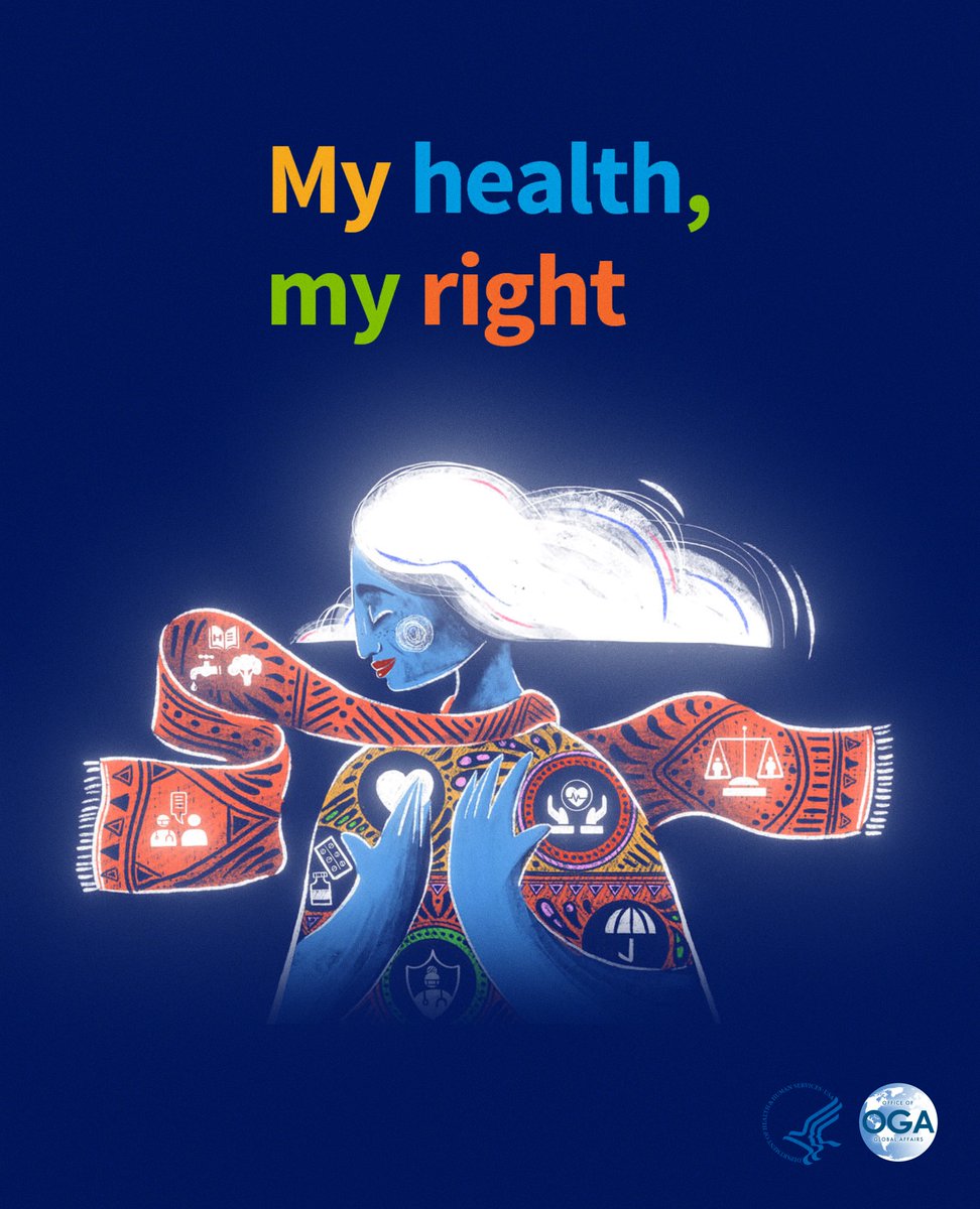 Today, on #WorldHealthDay and the 76th birthday of @WHO, we stand united with countries around the globe to reaffirm that health is a fundamental human right. Let's ensure 'My health, my right' becomes a reality for all, with access to quality services and essential resources.