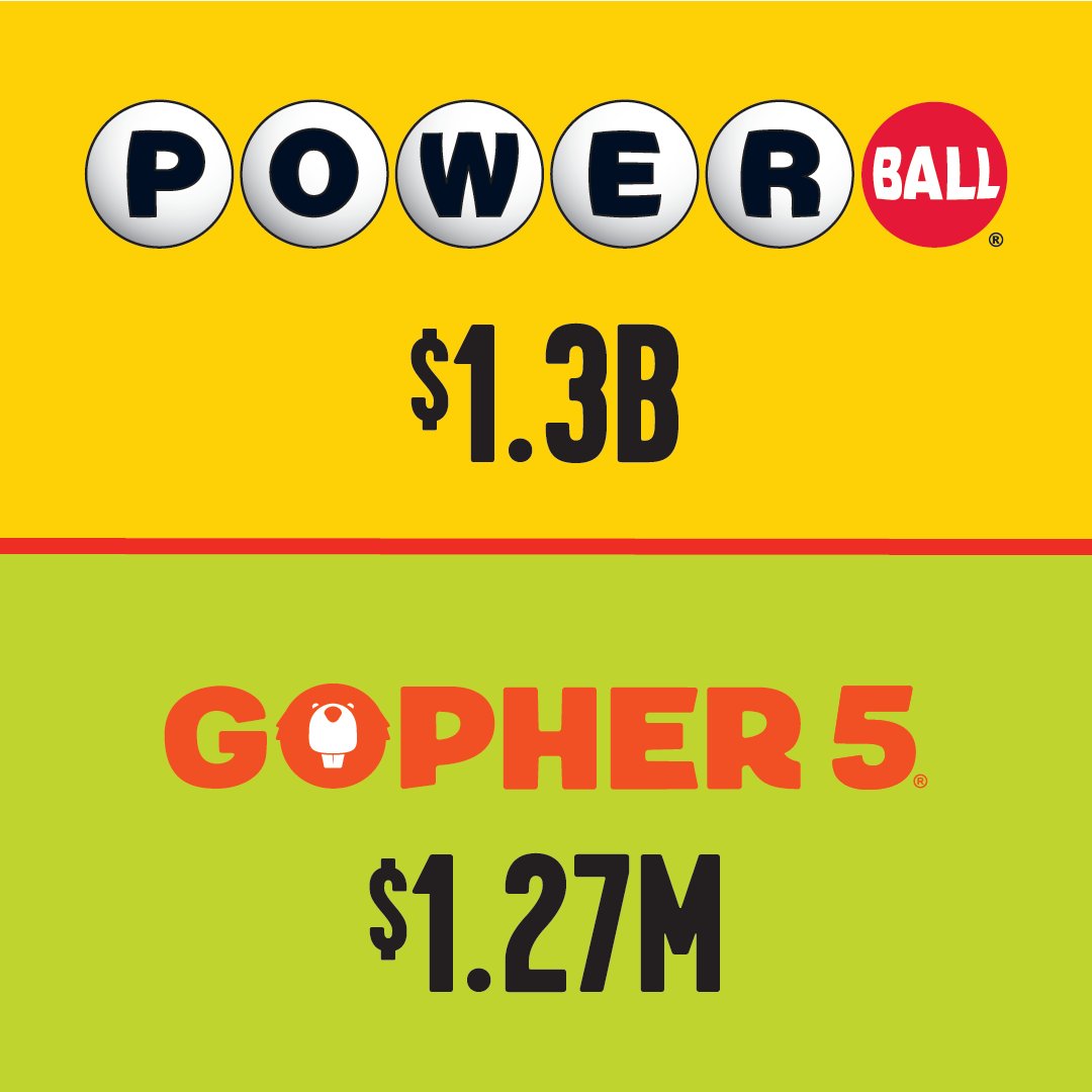 Still climbing?! Somebody's got to win these soon - will it be a Minnesotan? 🤔 We hope so! Remember, it only takes one #Powerball ticket or one #Gopher5 ticket to win.