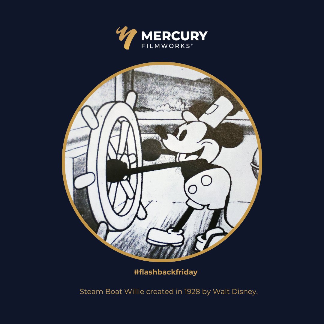 Yes, indeed! It is Steamboat Willie! Walt Disney created this animation in 1928. The cartoon is considered the debut of both Mickey and Minnie Mouse. It's a significant animation because it was the first cartoon with synchronized sound, becoming the most popular of its day.