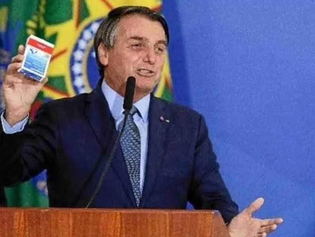 Lembram, quando o safado do BOLSONARO LADRÃO, mandou tomar Ivermectina?