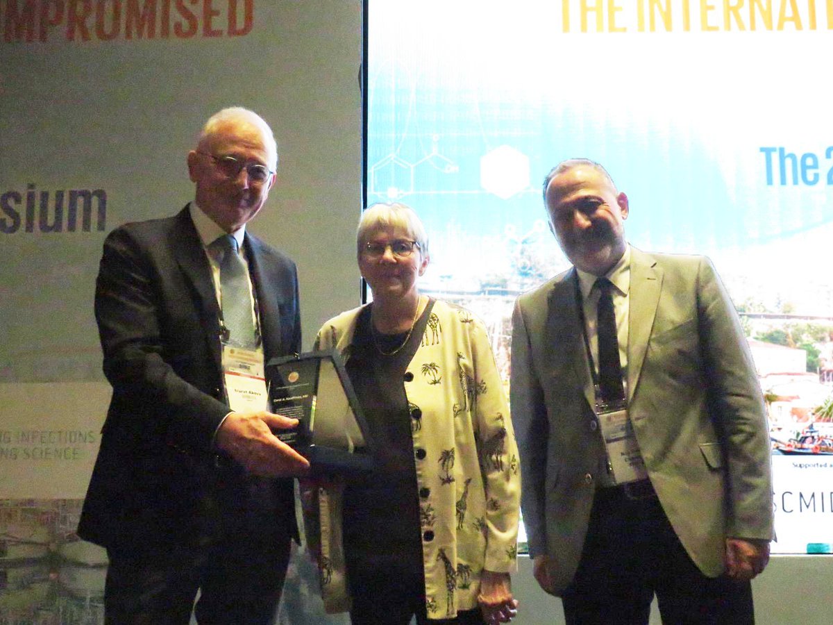 Awards ceremony lifetime achievement Carol Kauffman with Murat and Roy!