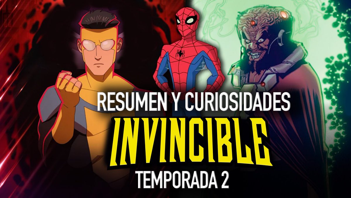 TheTopComics's tweet photo. #NuevoVideo
Ya concluyó la segunda temporada de #Invincible y aquí tengo un resumen con curiosidades.

👉 https://t.co/prqc9rrkrf https://t.co/2Ur05Qi9om