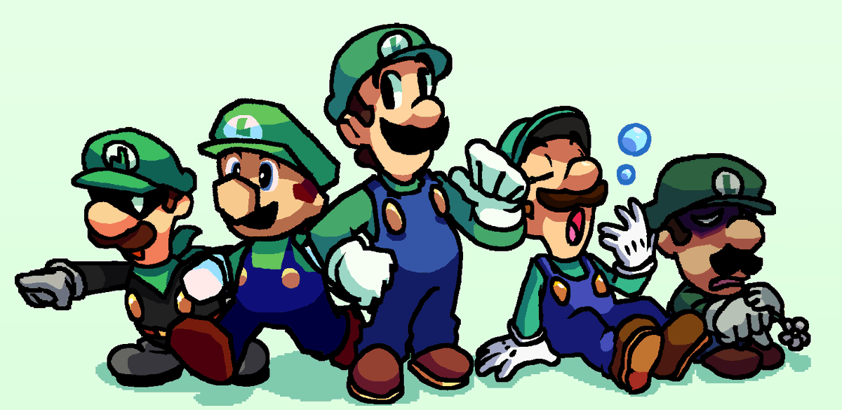 bobolinhas9's tweet photo. Luigi’s 
#Mario https://t.co/cgDHHVD2OV