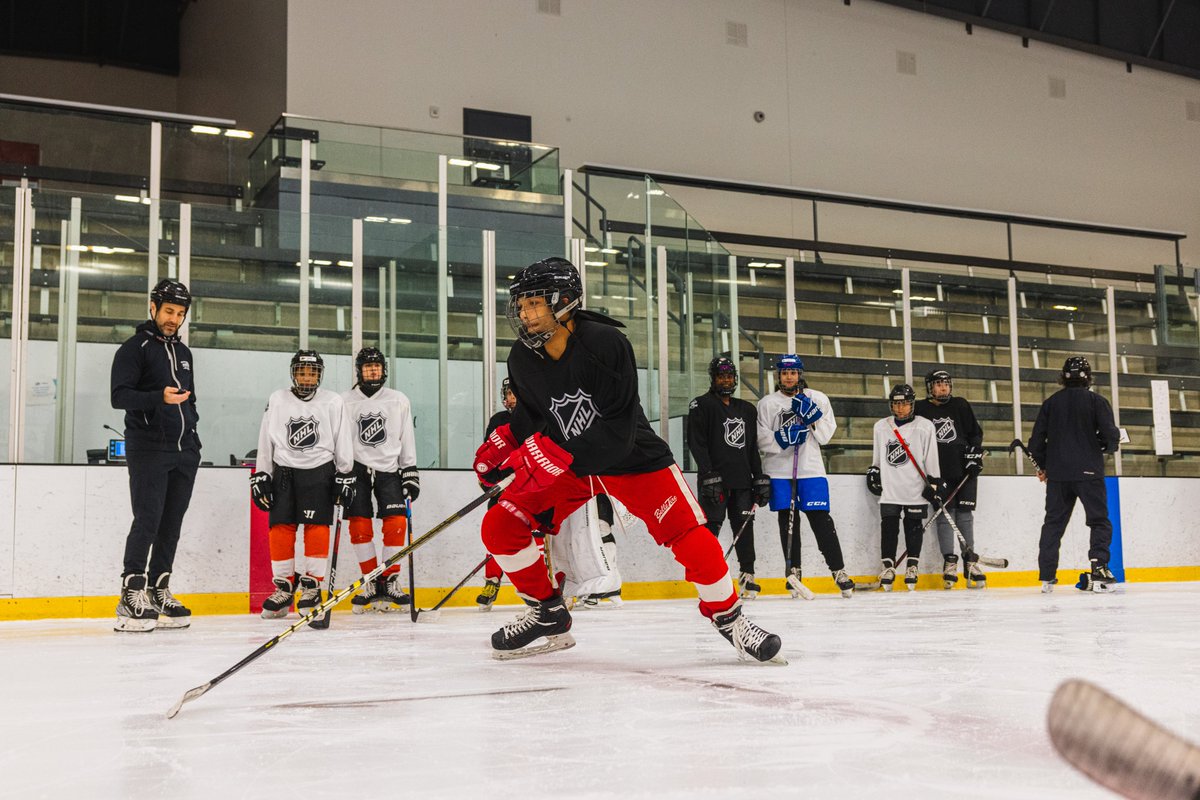 Proud to host the Willie O'Ree Skills Weekend here at @The_Rinks Great Park Ice! This three-day event got underway yesterday with players between the ages of 12 and 15 representing #HockeyIsForEveryone programs across the United States and Canada.