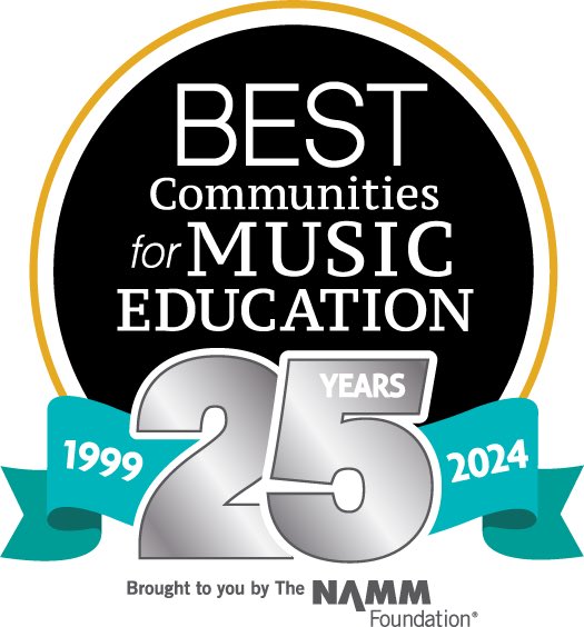 Elwood Music Department has earned the 2024 NAMM Award as one of the Best Communities for Music Education. This national honor is awarded based on the district’s participation rates in music ed., graduation requirements, student’s access to music ed., teacher-student ratio, etc🎶