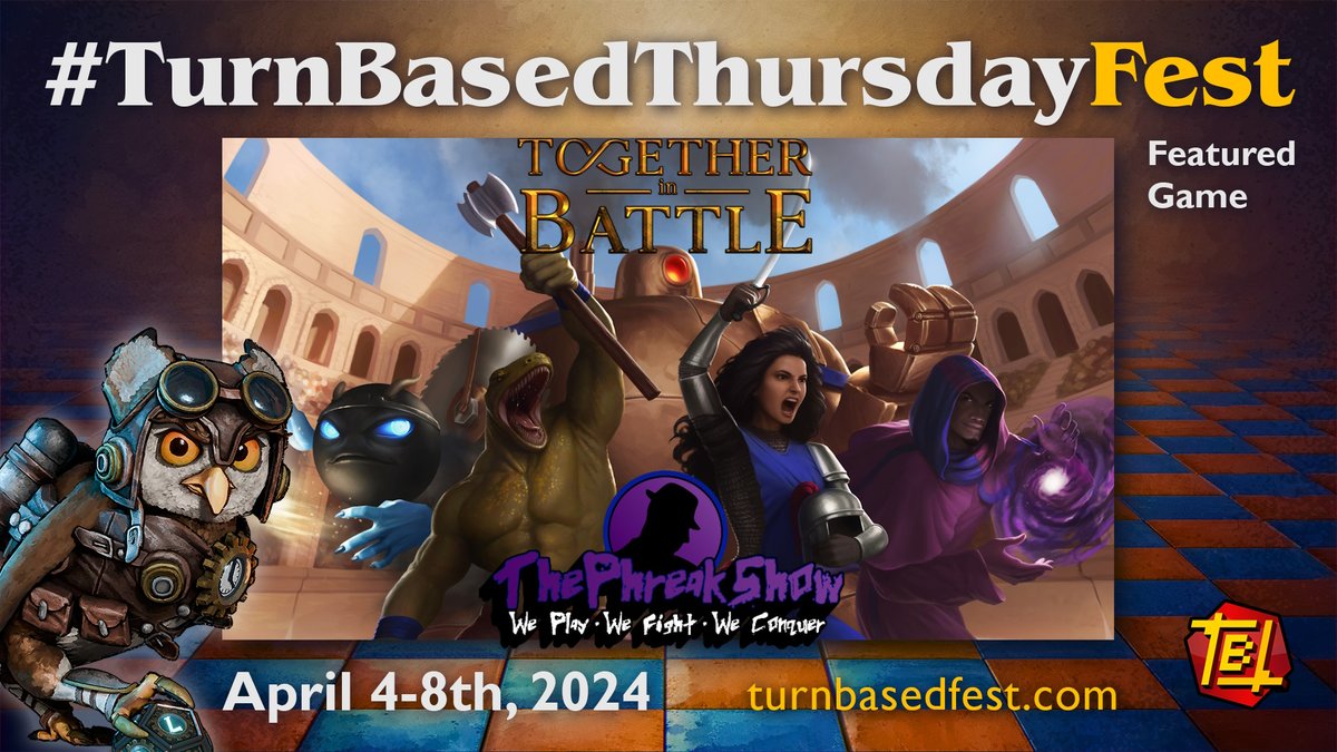BumpyMcSquigums's tweet photo. A last minute addition, and I am currently still preparing it, to my list of #SongsOfConquest #BionicDues #Wantless is #TogetherInBattle for #TurnBasedThursdayFest TONIGHT at 9pm! 🫡
(@SongsOfConquest @ArcenGames @WantlessGame @sinisterdesign) https://t.co/APd7ZUw6lh