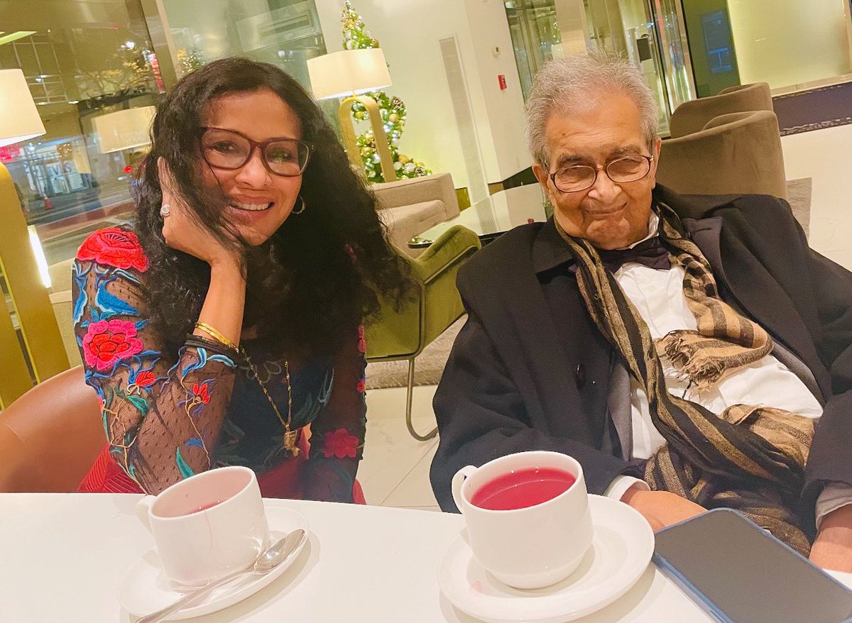 Cha chai na coffee? A cuppa with Baba over #adda is a cherished ritual! ♥️ Such precious moments, filled with argument & #laughter

#bangali #familytime #FridayFun #AmartyaSen #FamilyFun #fatherdaughter #FridayVibes #bangla #bengali #CherishedMoments #economics #nobelprize #TGIF