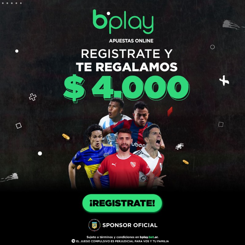 bplay_ar's tweet photo. ¡LLEGAMOS A JUJUY! ⚡

Registrate en #bplay y te regalamos un bono de $4000 💵 para empezar a jugar.

🔥 Encendé la pasión.