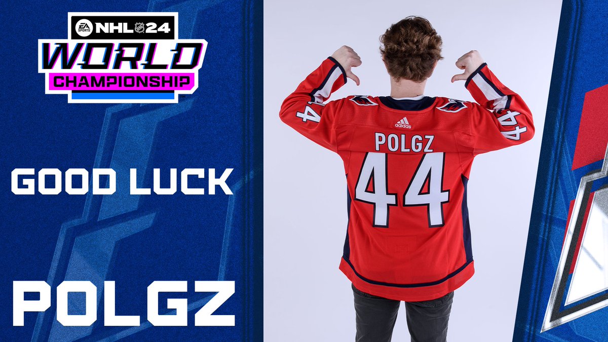 Good luck to @PolgzNHL as he is one of the four NA finalists competing in the @EASPORTSNHL World Championship this weekend. Bring home the gold! 🏆 #NHL24WC | #allcaps