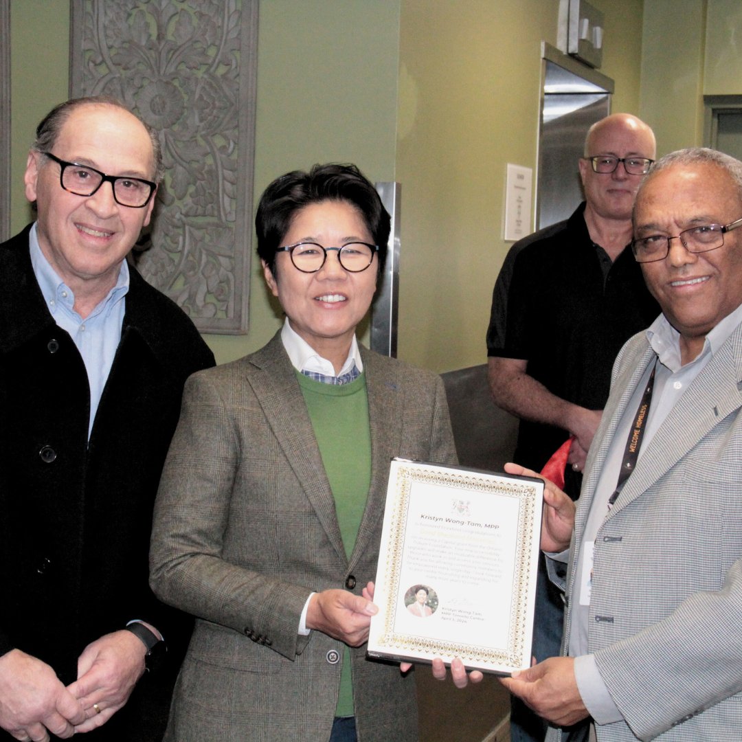 Thanks to a generous @ONTrillium grant, @goodshepherd_to opened its new elevator today! Event attendees included MPP @kristynwongtam & #OTF #volunteer Angelo Ioannides. The elevator is essential for providing accessibility within our facility for people with mobility issues.
