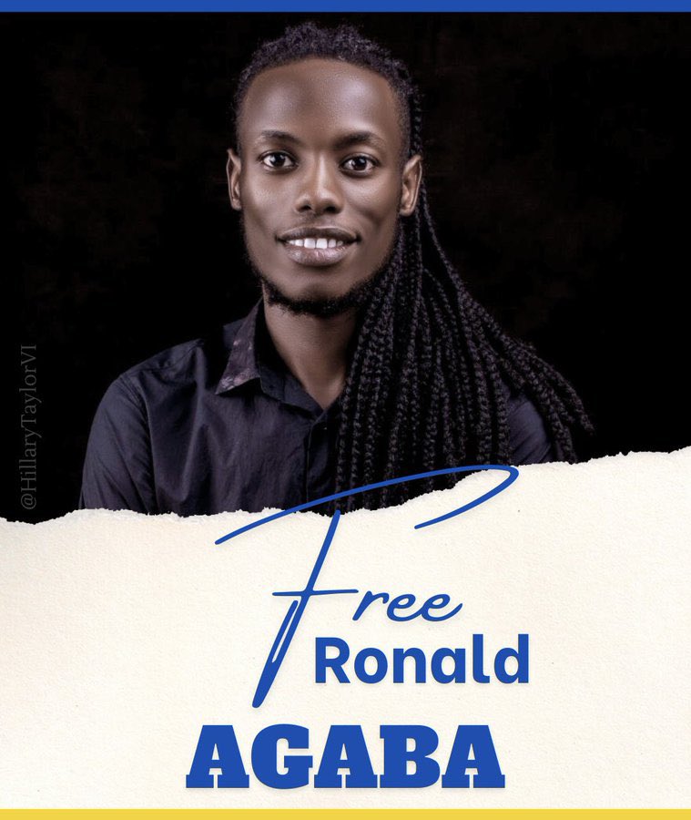 ArnoldAJ256's tweet photo. Ugandan LGBTQ Activist Ronnie Agaba still incarcerated at Uganda’s Maximum prison. We demand for Ronnie’s immidiate release and all charges dropped. Protesting  peacefully is not a crime. #FreeRonnieAgaba https://t.co/VvFlzppjZY
