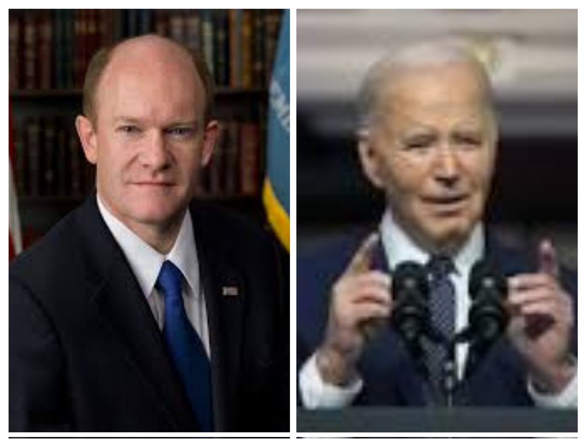 Senator Chris Coons...Sir change conditions-more aid-release the hostages- past President's did it also-Flotus says 🛑 too...