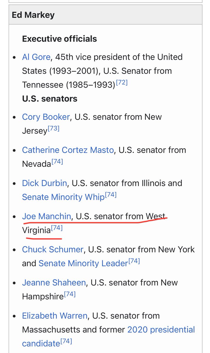 Endorsements in the 2020 MA Senate Dem Primary were so weird. The co-chair of the CPC endorsed the less progressive option while a Senator from West Virginia endorsed the author of the Green New Deal.