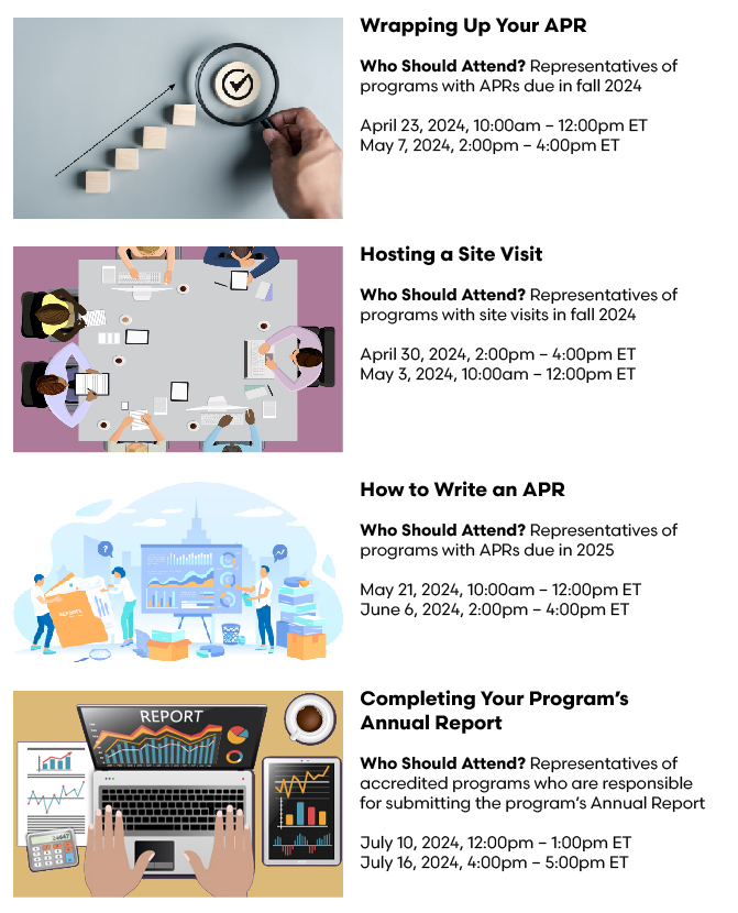 NAAB is excited to announce its spring and summer 2024 accreditation trainings! Join us for four new trainings, designed for programs at different stages of the accreditation process. Learn more about all four trainings and register here naab.org/accreditation/…