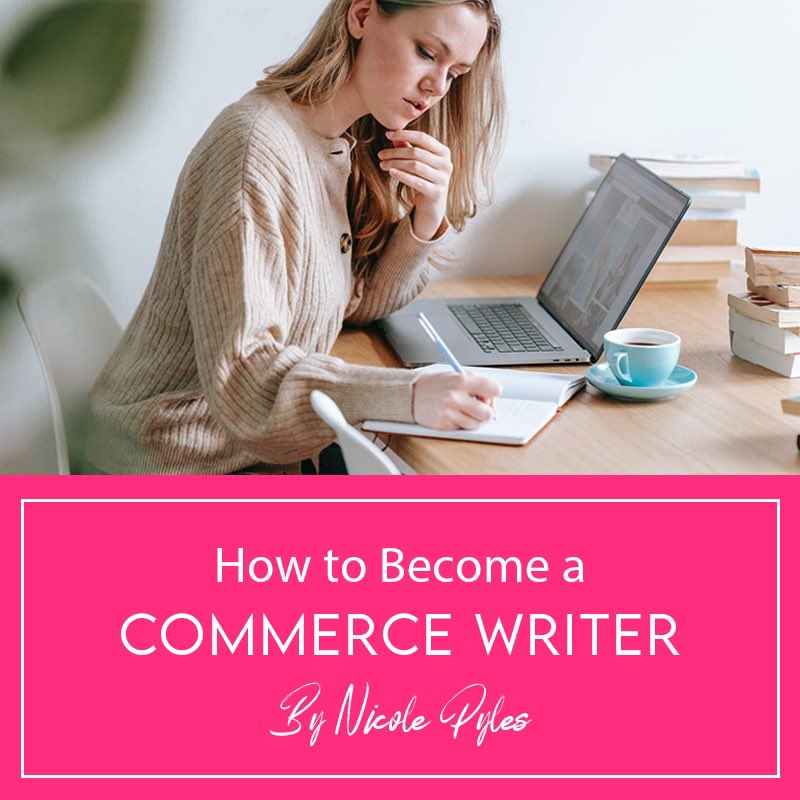 “How to Become a Commerce Writer' by Nicole Pyles @BeingTheWriter wow-womenonwriting.com/96-FE-Commerce… Nicole is a a freelance commerce writer for Better Homes and Gardens, Mental Floss, Bob Vila, and other outlets. Check out her in-depth guide on how to break into the market!