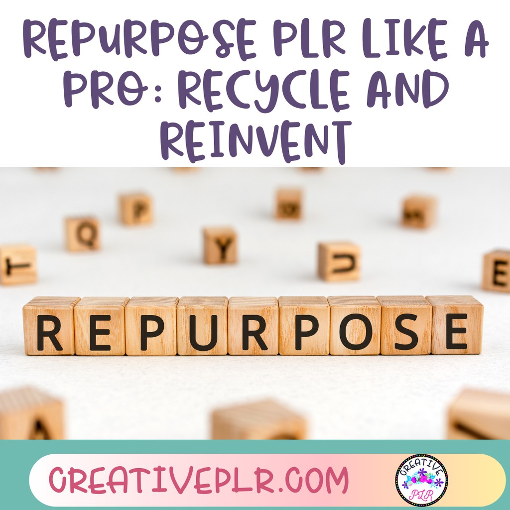 creativeplr's tweet image. Smart business owners can turn PLR content into many products.

Read more 👉 lttr.ai/ARIkr

#OffersAdditionalContent #PlrContent #ValuableTool #BusyEntrepreneurs #RepurposePlr #ProfitingFromPLR #AvoidSeoIssues