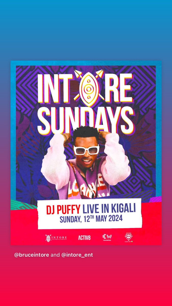 djbuster_'s tweet photo. Hhh this is gonna be just lit 🔥  @DEEJAYPUFFY is coming to Kgl🇷🇼

Yo brooo @KidJoeCool swing by Kigali man💫 https://t.co/P3CZQJsi3X