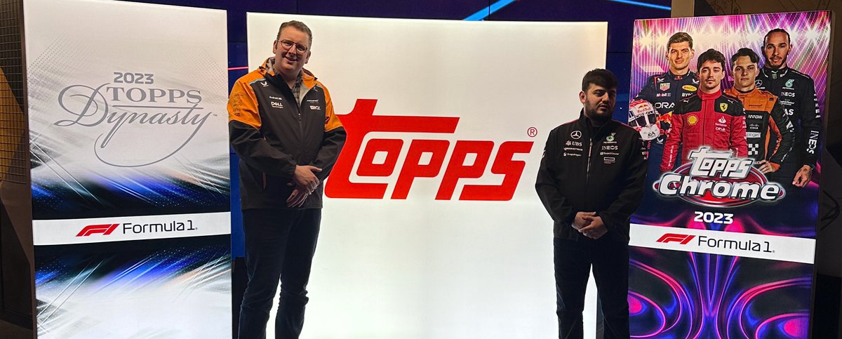SoccerCardsUTD's tweet photo. .@momolas? More like GOATolas! Thanks for the tickets to the @Topps_UK X @F1 event at Silverstone tonight, Chief! https://t.co/t9i0krqecX