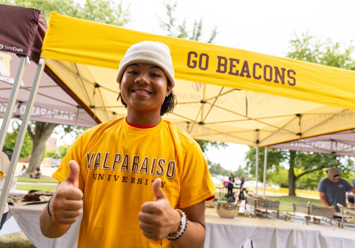 Show us you’re #ProudToBeValpo on Valpo Day by wearing your favorite brown and gold gear 🤎 💛 Wear your Valpo swag to campus on April 9, or pick up something new day-of in the bookstore in the Union. Get in the know about everything Valpo Day at valpo.edu/valpoday.