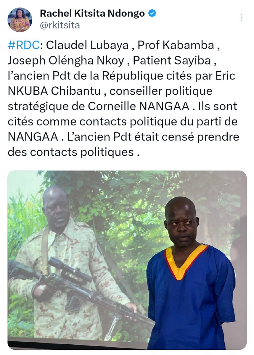 Nous rappelons aux magistrats, inspecteurs militaires qu'à cette étape de la procédure on met pas à la porté du public les éléments de l'instruction.