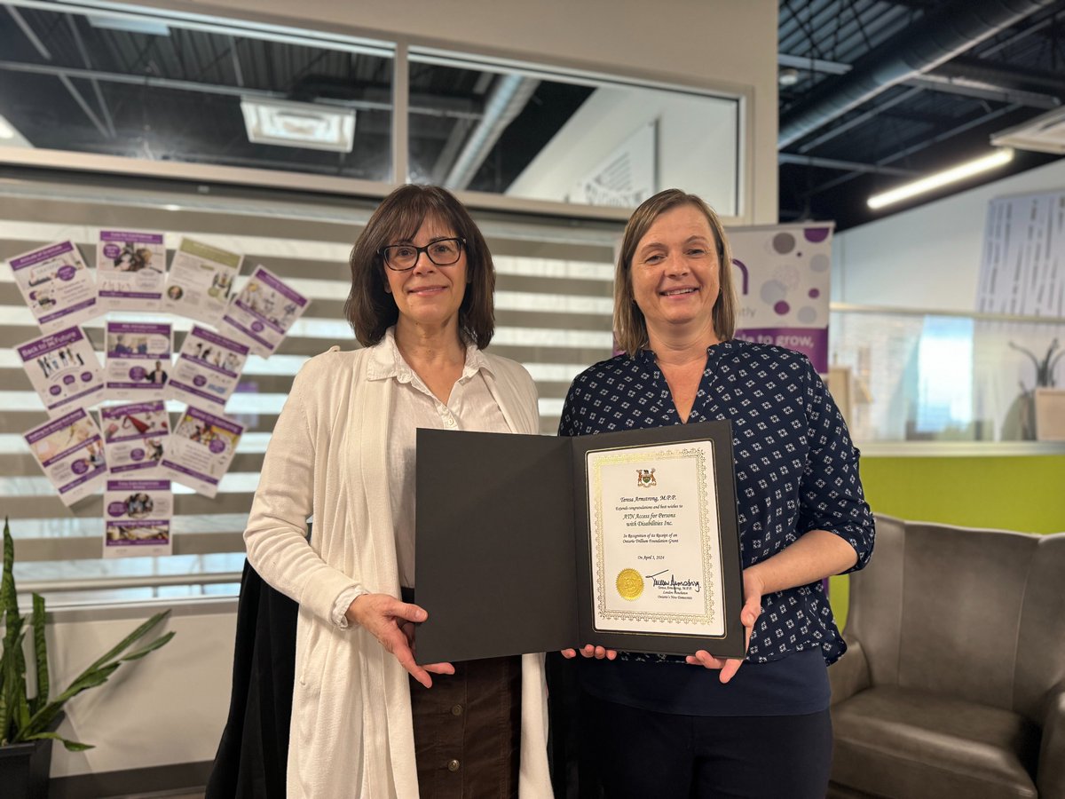 Congratulations to @ATN_Access on their @ONTrillium grant! I am always inspired to see these initiatives that revitalize community connections, empower individuals and foster growth, discovery, and belonging.