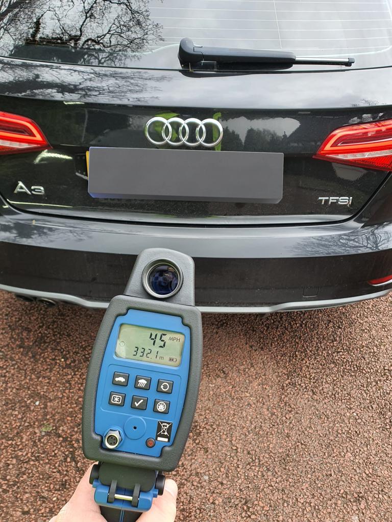 Vehicle stopped in Walton by #VanguardRST as it was being driven at 45mph in a 30 limit. When stopped, the driver provided a positive #DrugWipe for cocaine and was #arrested.

#Fatal5 #OpFatalFails