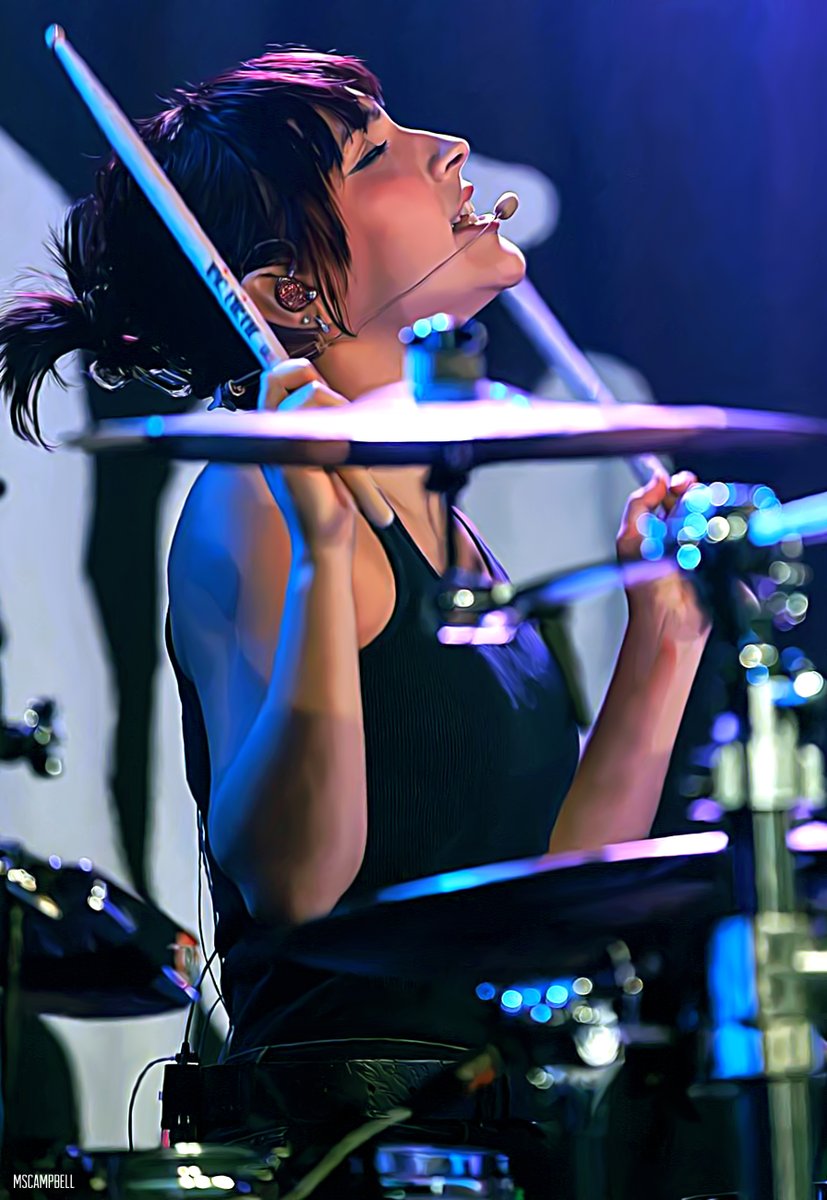 Paulina (Pau) Villarreal - The Warning @TheWarningBand2 deviantart.com/mscampbell/art… #HappyPauDay #PauDay #PaulinaVillarreal #PauVillarreal #TheWarningRockBand #TheWarningBand #TheWarning #HardRock #RockMusic #AlternativeRock #ModernRock #Drums #FemaleDrumPlayer #México #Drummer