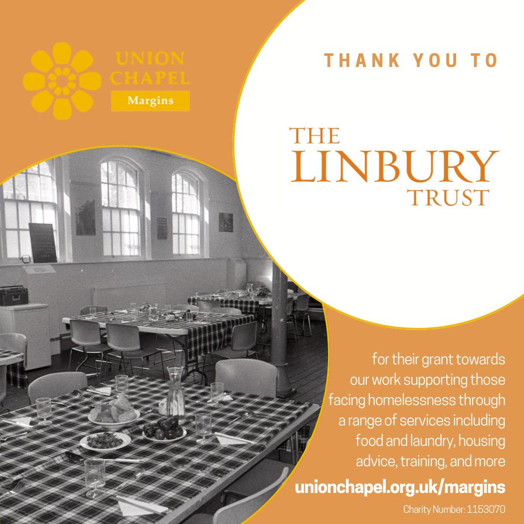 It is with immense gratitude that we thank @TheLinburyTrust for awarding The Margins Project with £5000 towards our work supporting those facing homelessness through a range of services including food and laundry, housing advice, training, and more. #LinburyTrustSupported