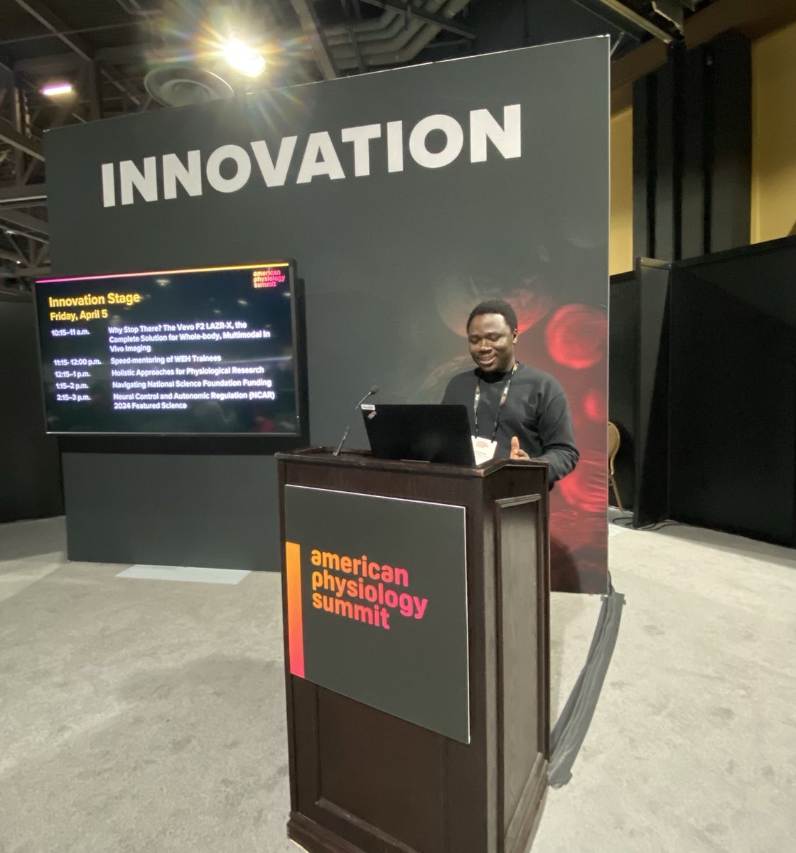 Annet Kirabo D.V.M., M.Sc., Ph.D., F.A.H.A. (@annetkiraboc1) on Twitter photo Congratulations to Data Diuresis winner Isaac Baiden, MD for giving a fantastic talk on “Loop Diuretic Resistance In A Mouse Model of Cardiorenal” <a href="/APSPhysiology/">American Physiological Society</a> #APS2024! Congratulations to Data Diuresis winner Isaac Baiden, MD for giving a fantastic talk on “Loop Diuretic Resistance In A Mouse Model of Cardiorenal” <a href="/APSPhysiology/">American Physiological Society</a> #APS2024!