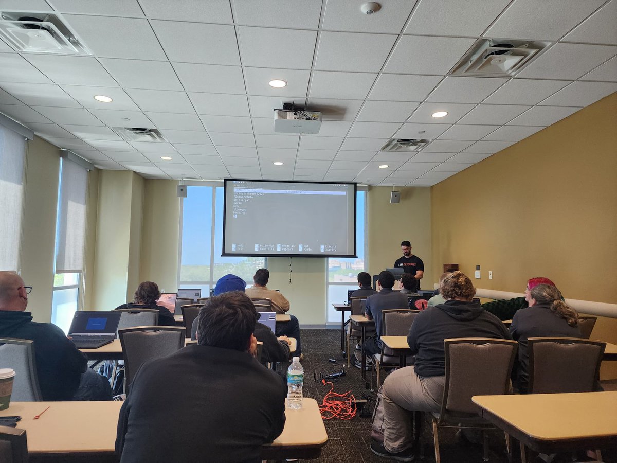 Infosecpat's tweet image. Today was a great and successful workshop on setting up a red teaming lab @BSidesTampa
#CybersecurityAwareness #DataProtection #CybersecuritySolutions #NetworkSecurity #InfoSec #CybersecurityExpert #CyberThreats #DigitalSecurity #CybersecurityTraining #bsidestampa #hacker