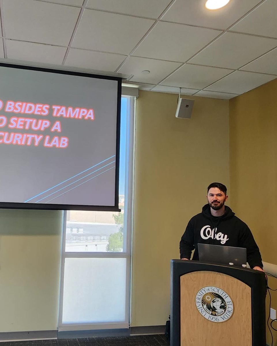 Infosecpat's tweet image. Today was a great and successful workshop on setting up a red teaming lab @BSidesTampa
#CybersecurityAwareness #DataProtection #CybersecuritySolutions #NetworkSecurity #InfoSec #CybersecurityExpert #CyberThreats #DigitalSecurity #CybersecurityTraining #bsidestampa #hacker