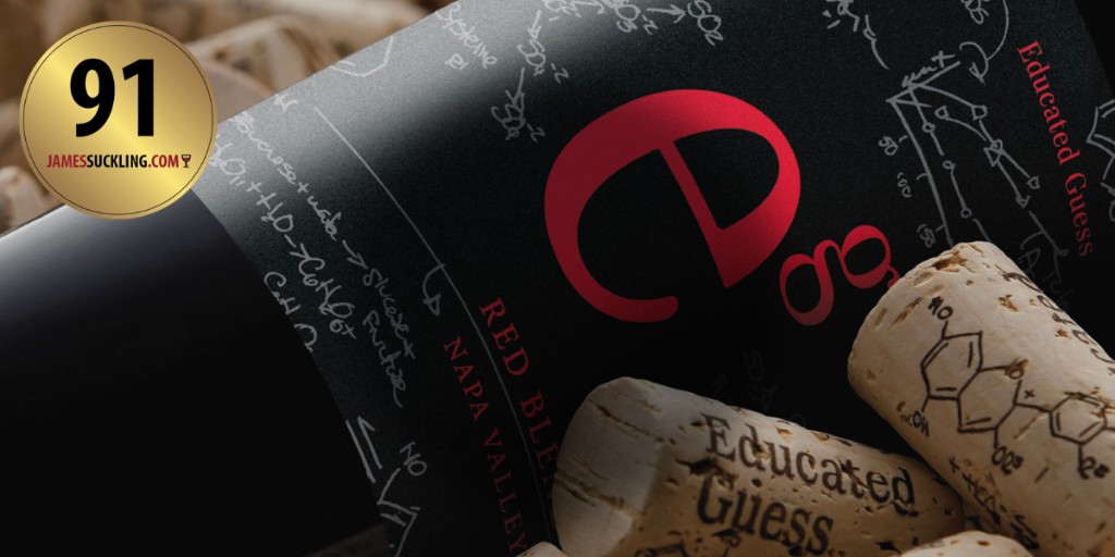 🍷✨ Let's Raise a Glass! 🍷✨ We're thrilled to share some incredible news with you all! The esteemed wine critic @james.suckling has just awarded our 2022 Educated Guess Napa Valley Red Wine Blend an outstanding score of 91 Points! #donapa #napavalley #napavalleywine #winelover