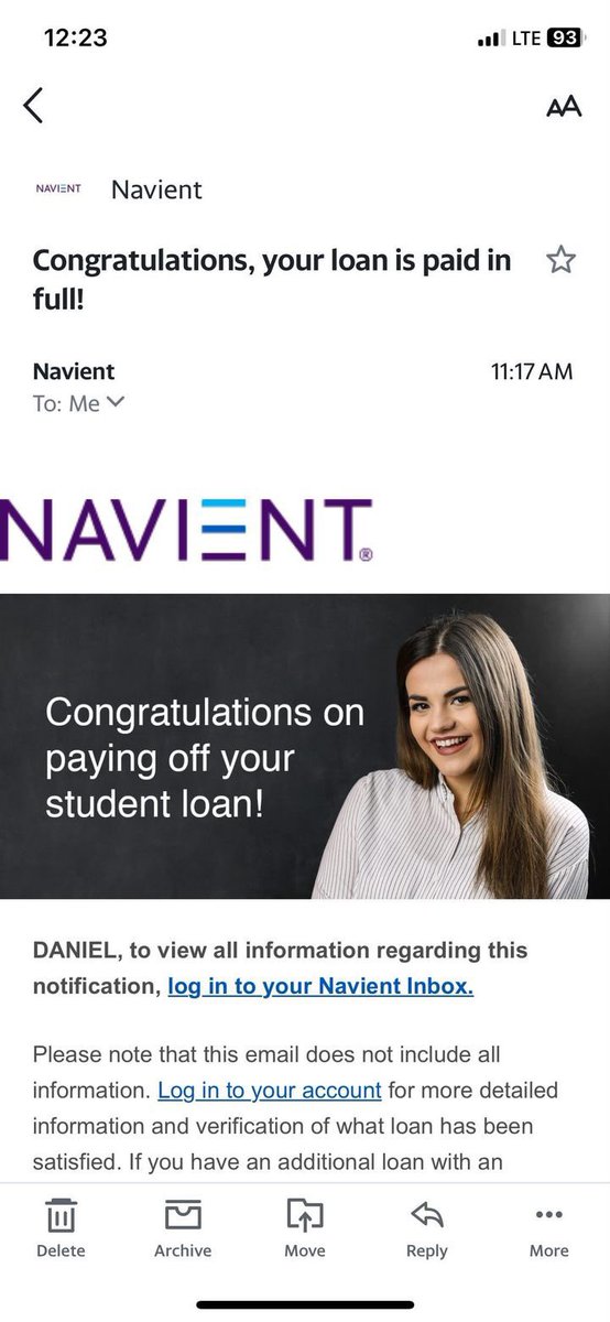 HopefullyDan's tweet image. I got this today. After 20 years, I finally paid it off, but all I wanted to do was send this pic to my dad who would have been so excited, and tell me how proud he was of me, but he died six weeks ago, so I can’t do that, and the brightness of this moment is a little lost on me.