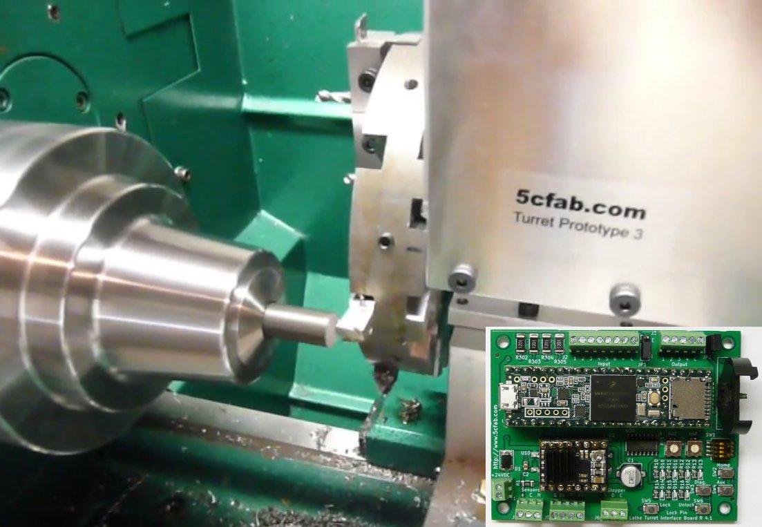 Brendan Riuz used Teensy to build a CNC lathe turret controller for quick tool changes Article by @IShJR pjrc.com/lathe-turret-c… Video youtube.com/watch?v=eiTkd5…