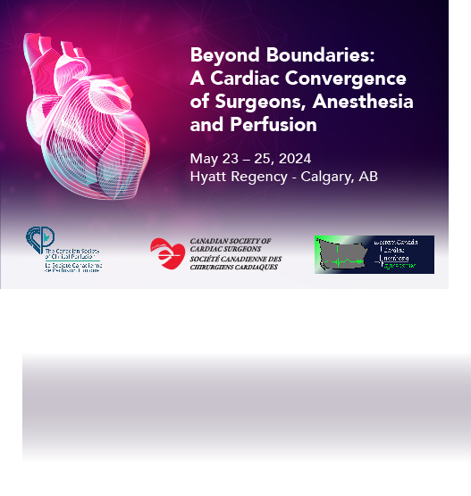 We are excited for you to join us for the upcoming Meeting titled 'Beyond Boundaries: A Cardiac Convergence of Surgeons, Anesthesia, and Perfusion' from May 23 to 25, 2024, in Calgary. The program is now live! Check out the highlights on site.pheedloop.com/event/EVEKOBKE…