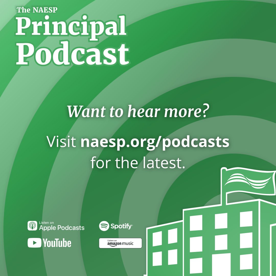 🎙️Excited for the latest @NAESP #PrincipalPodcast episode on 'Transitioning into the Principalship'! Drawing insights from @WallaceFdn's report, 'Assistant Principal Advancement to the Principalship,' this is a must-listen for aspiring #principals. naesp.org/resource/trans…