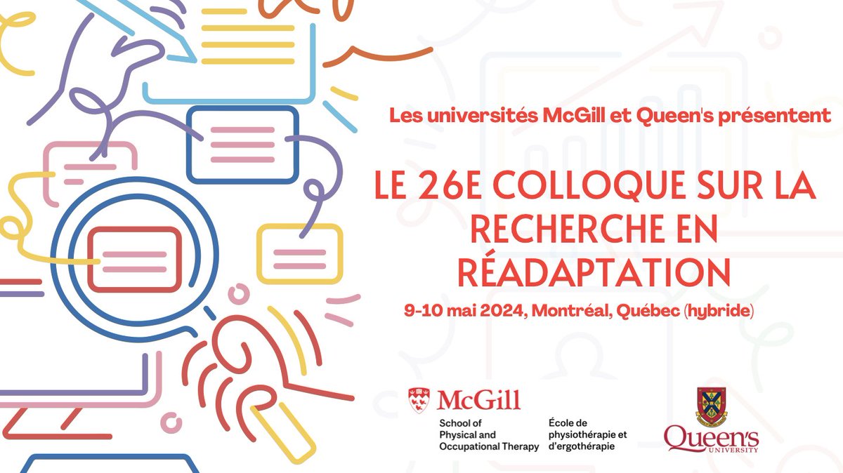 GrssPgss's tweet photo. "May 9-10: Unveiling the Rehabilitation Research Colloquium. Don't miss out!" https://t.co/lCvH3stVNN