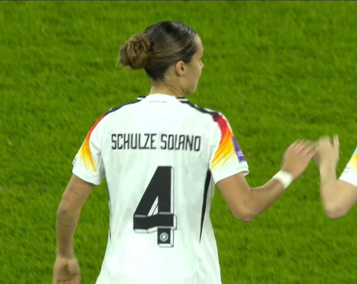 germany debut for bibi schulze solano, congratulations!