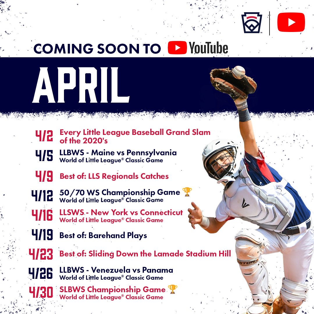 Shaking up your YouTube feed this April 🫨 → youtube.com/littleleague