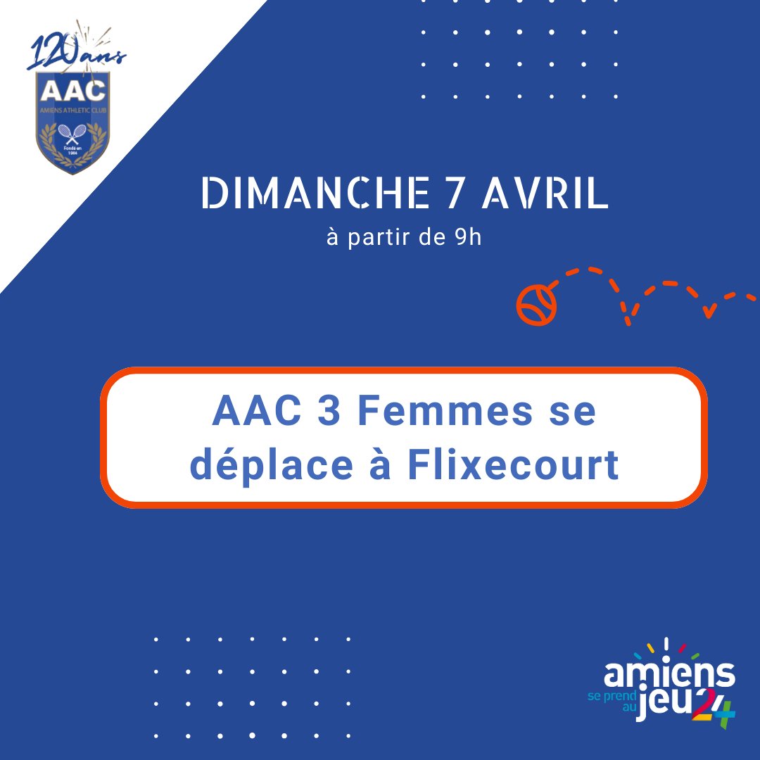 🎾 Votre week-end à l’AAC 🎾

#paris2024 #amiensterredejeux