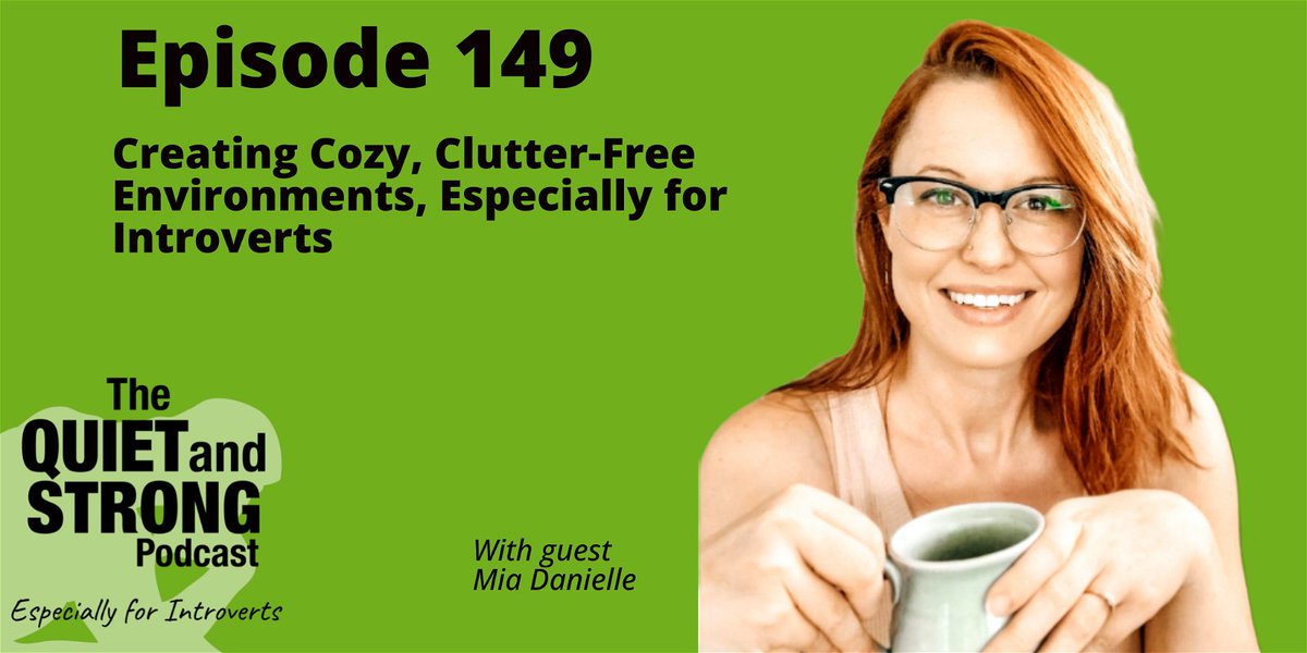 Check out ep149! Mia Danielle shares her expertise on decluttering, provides valuable tips for maintaining a #clutterfree space, and discusses the benefits of having a serene haven for #introverts. #interovert #Productivity youtube.com/watch?v=6FBddw…