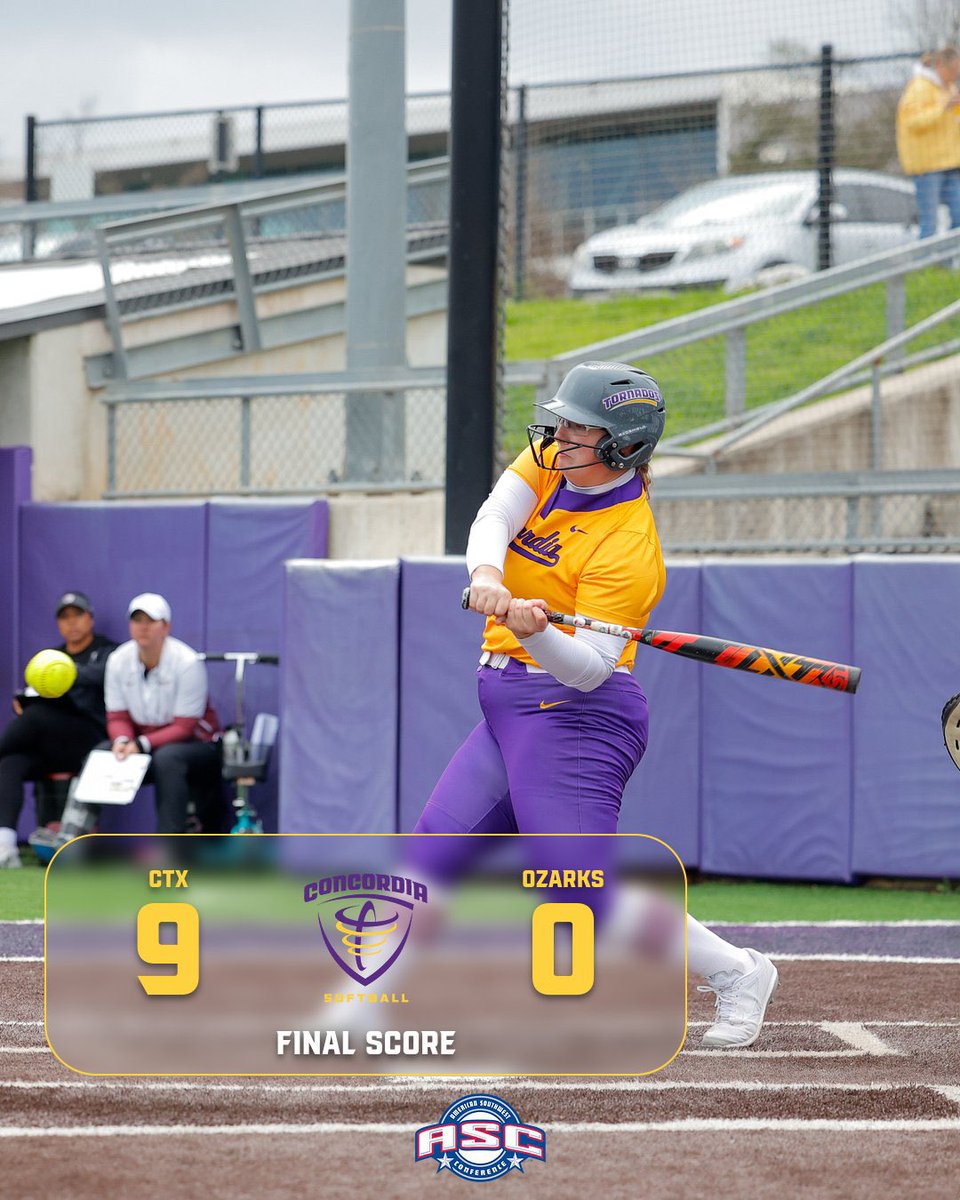 BIG ASC DUB‼️ 

Lehew launched her first homer of the season, while Kirk also bomb one outside the fence for her seventh of the season!

Mayson Post, 2 Ks, 2 Hits Allowed, W
Kylie Kirk 3 Hits, 2 Runs, 2 RBIs, 1 HR
Addison Lehew 2 Hits, 2 RBIs, 1 Run, 1 HR

#TornadoNation🌪