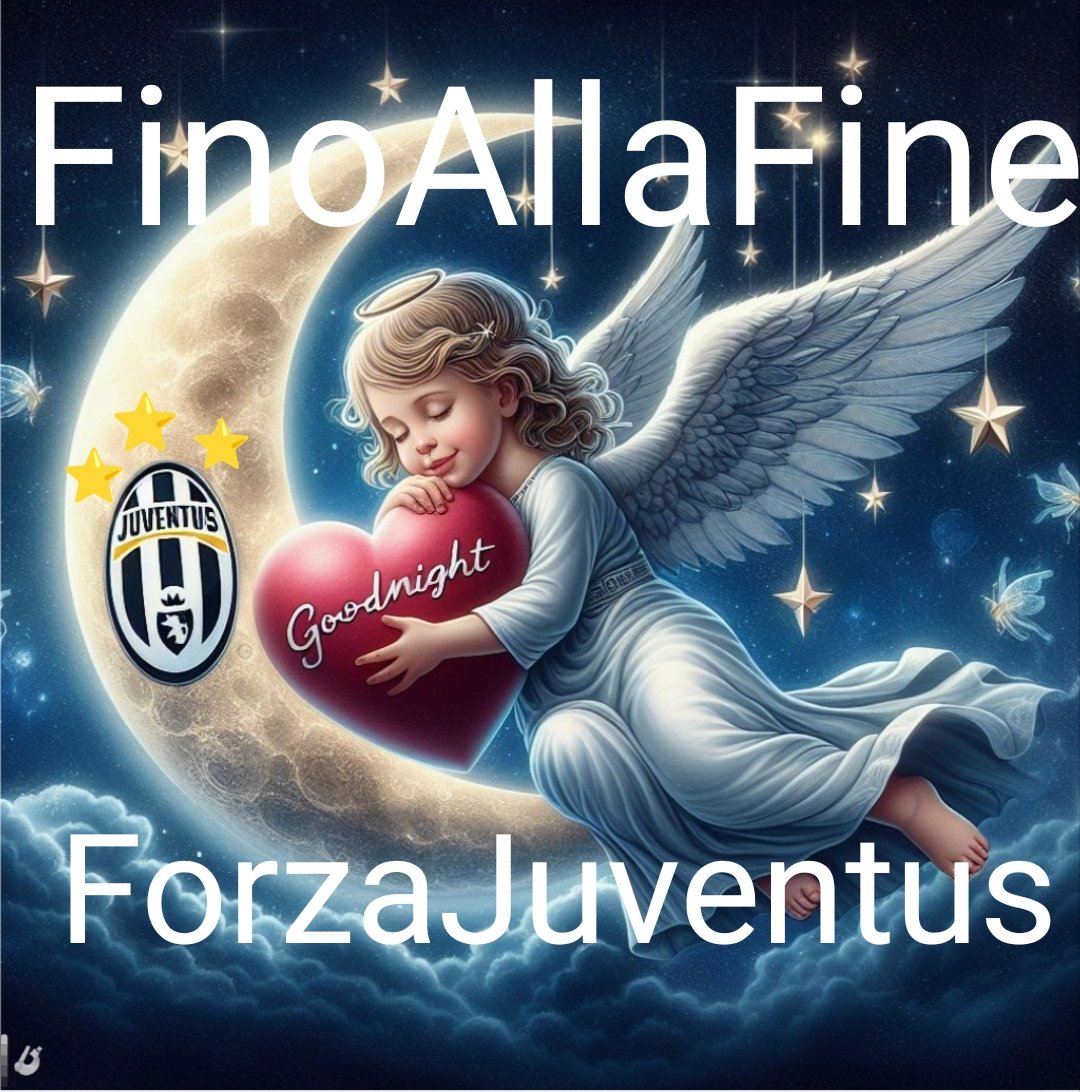 Buonanotte gobbi a domani ❤️🦓🖤🤍
#ForzaJuve 
#FinoAllaFine