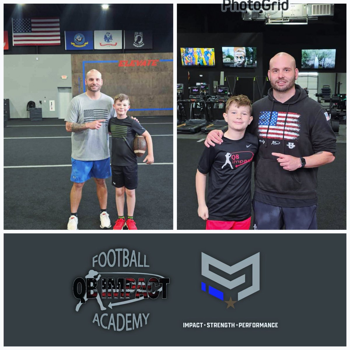It’s beyond humbling that Young Gun Hudson and his big Brother Hunter Holloway (2029) Decided to make the 24 hour round trip drive from Kentucky and spend spring break here in OKC to train with our guys! 2 Sessions each day and would have went more lol. @kevinholloway48 and…