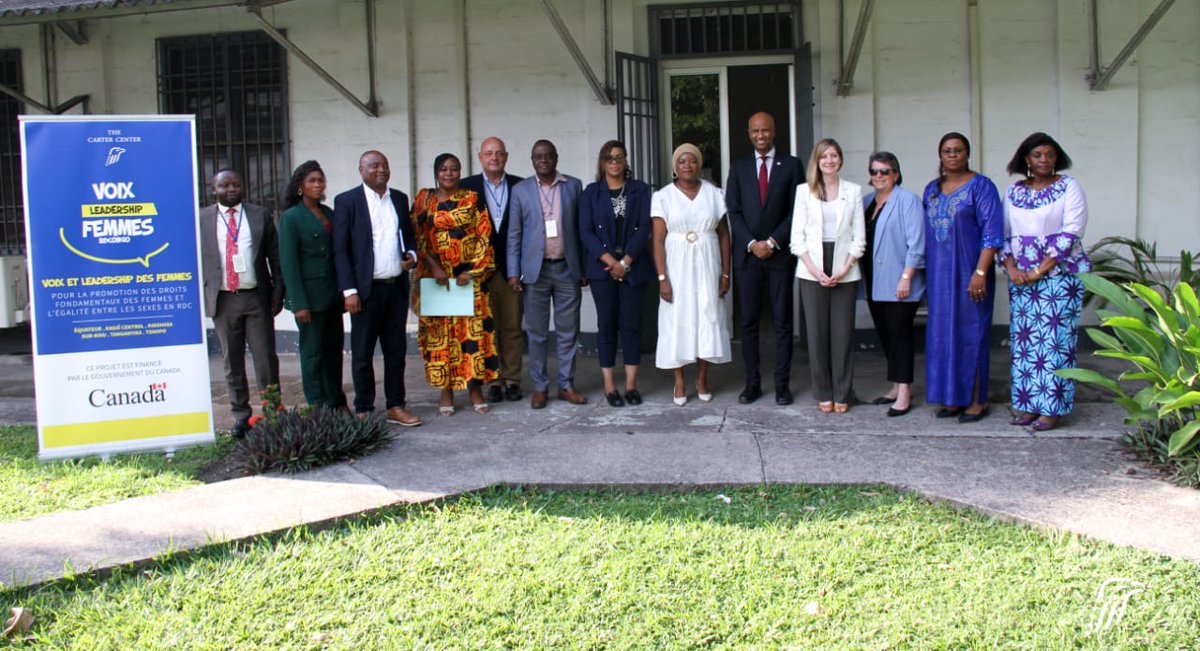 Partnership is essential to advancing gender equality in the DRC. The Carter Center and our partners at Dynafec met with representatives of the Canadian government this week. With @CanadaDev's support, we are achieving indelible impacts on women’s rights.
