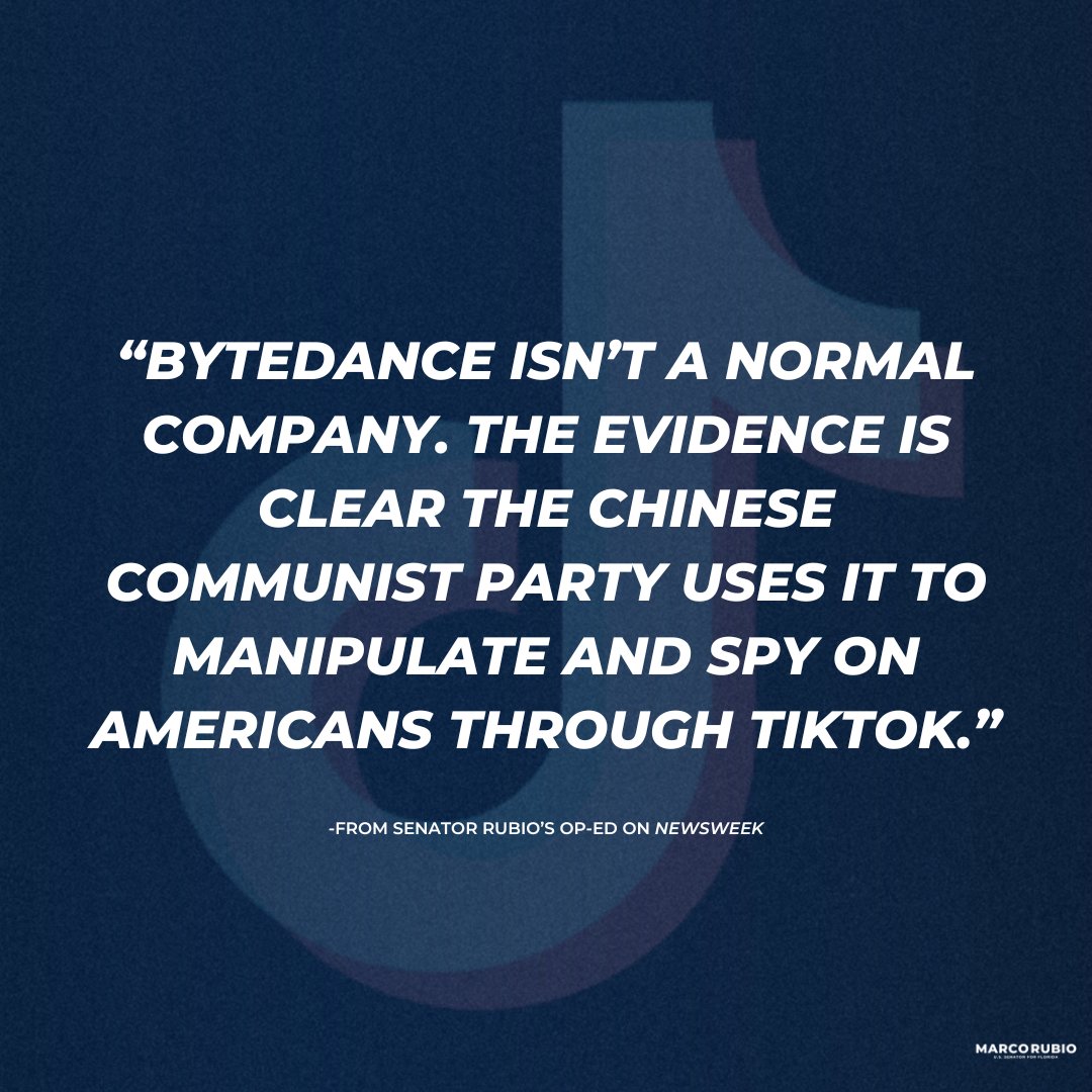 TikTok is a Communist China spyware app operating in the United States.