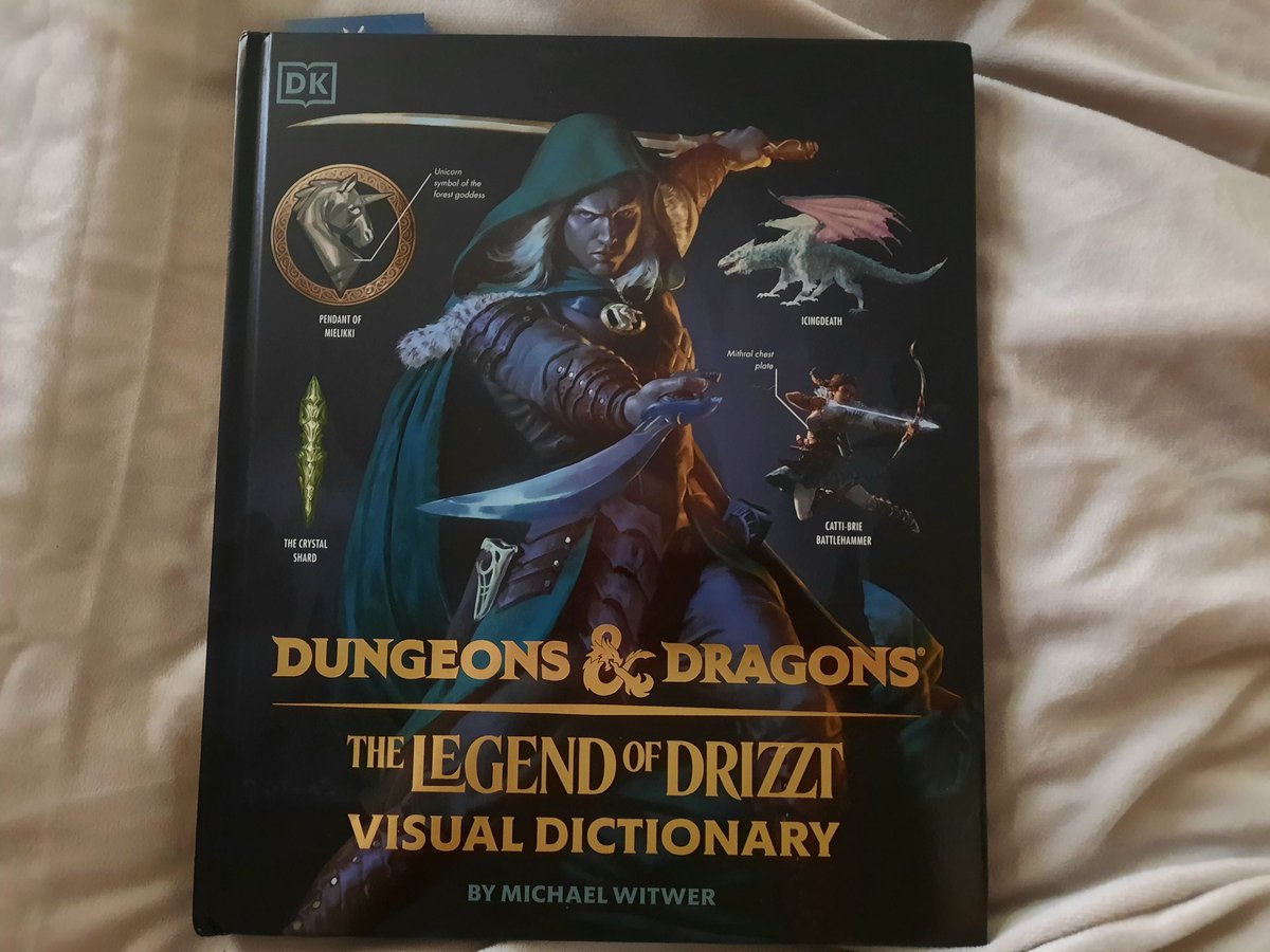 I just received my autographed copy of Dungeons and Dragons Legends of Drizzt Visual Dictionary by the talented @MikeWitwer The artwork is absolutely amazing! If you love #fantasy or #dungeonsanddragons this is the book, and he has more books check them out! ~B. D. West